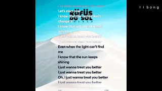 Rüfüs Du Sol - Treat you better(Cassian remix) karaoke