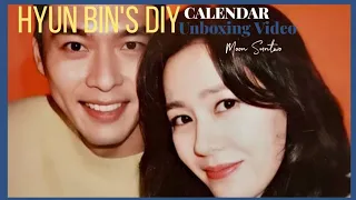 Hyun Bin DIY Calendar | Hyun Bin Son Ye Jin Calendar The Swoon Crash Landing On You | Moon Suntwo