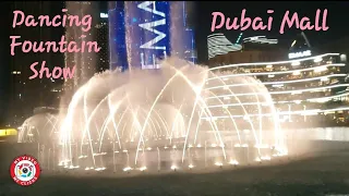 Amazing Dancing Fountain Show || Dubai Mall Fountain 2024 || Happy New Year 2024 #dubai #uae #mall