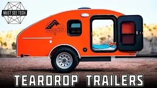 7 BEST Teardrop Trailers and Retro Camping Vehicles for Comfortable Traveling