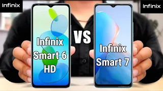 Infinix Smart 6 HD Vs Infinix Smart 7. #Trakontech