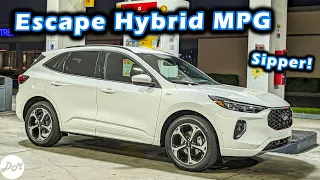 2023 Ford Escape Hybrid AWD – MPG Test | Highway Fuel Economy & Range