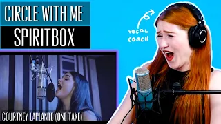 Spiritbox... CIRCLE WITH ME | Vocal Coach Reaction/Analysis... when the clean to scream is flawless