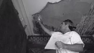 "The Master Plasterer" Johnny Potenza (Plaster ceiling repair) Part 1