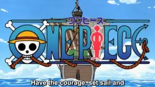 One Piece OP 04 - BON VOYAGE! (FUNimation English Dub, Sung by Brina Palencia, Subtitled)