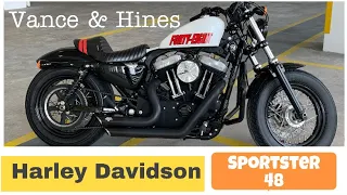 Harley Davidson Sportster 48 with Vance & Hines Exhaust