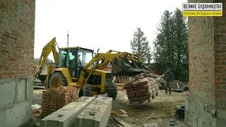 м. Бережани. Будівництво спортивного комплексу.