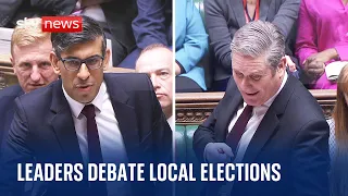 PMQs: Prime Minister and Sir Keir Starmer clash over local elections result