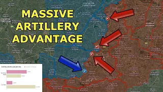 Massive Russian Artillery Advantage | Multiple Advances