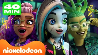 Monster High | 40 MINUTOS de los MEJORES momentos de Monster High 🦇 | Nickelodeon en Español