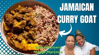 JAMAICAN CURRY GOAT RECIPE WITH MAMA MARLENE!