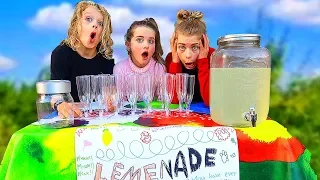 OUR FIRST LEMONADE STAND (WE EARN REAL MONEY!)