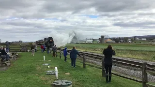 N&W J class #611 at Strasburg railroad on November 13, 2022