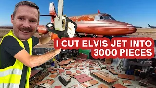 I Cut Elvis Presley's Private Jet Into 3000 Pieces