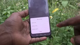 How to change battery icon style in Oneplus Nord