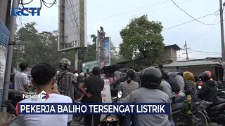 Evakuasi Pekerja Baliho Tersengat Listrik di Medan Berlangsung Dramatis #SeputariNewsSiang 18/12