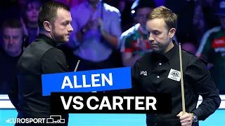 MATCH ENDING between Ali Carter and Mark Allen 😧 | The Masters 2024