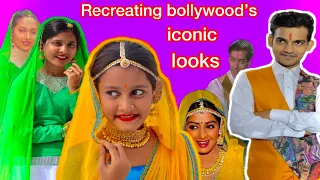 Recreating bollywood’s Iconic Looks Challenge || PART - 3