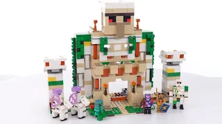 LEGO Minecraft Iron Golem Fortress 21250 fan review! Better when re-arranged, but is it good enough?