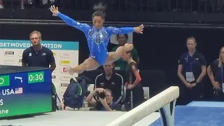 Simone Biles 🇺🇲 - HUGE 14,433 Beam - All-around Final - World Championships 2023