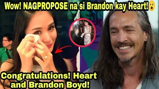 Heart Evangelista naging EMOSYONAL ng Idetalye ang ENGAGEMENT nila ni Brandon Boyd!