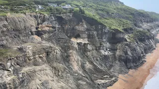 Huge landslides at blackgang ..15th May 2024  update