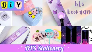 🫰🏻DIY BTS Stationery set at home /How to make  handmade stationery set /BTS