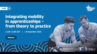 EAfA Webinar: Integrating mobility in apprenticeships – from theory to practice