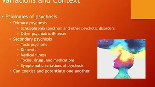 Psychosis concept - Nursing