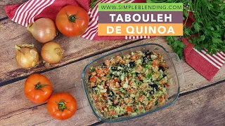 EL MEJOR TABULÉ DE QUINOA CASERO | Receta de ensalada de quinoa estilo tabouleh