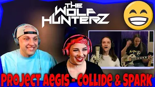 Project Aegis - Collide & Spark [OFFICIAL VIDEO] THE WOLF HUNTERZ Reactions