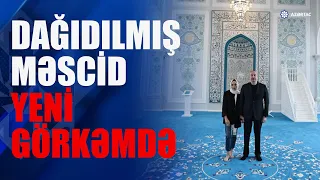 Prezident və birinci xanım Zəngilan məscidinin açılışında