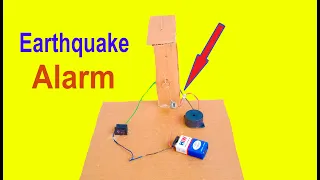 How To Make Earthquake Alarm | Easy Science Project For Class 9