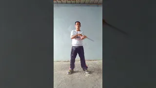 back to back wrist roll front switch #shortvideotutorial #nunchaku #freestyle