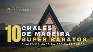 10 Chalés de Madeira mais baratos do Brasil 2023 (Kits Pré-Fabricados A-Frame)