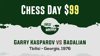 Garry Kasparov vs Badalian | Tbilisi - Georgia, 1976
