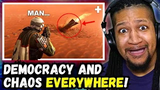 Reacting to SMii7Y - Helldivers Moments that really Spread Democracy