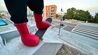 Street Skating The Big Red Boots