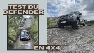 Essai du Defender en 4x4 chez Land Rover Tournai