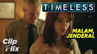 Timeless | Musim 1 Episode 3 (3/4) | Malam, Jenderal | ClipFlix