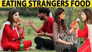 Eating Strangers Food Prank By Nimra Ali@crazycomedy9838