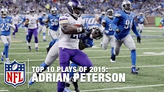 Top 10 Adrian Peterson Highlights of 2015 | NFL