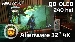 Alienware 32 4K QD-OLED Hands-On Review - AW3225QF - What No One is Talking About