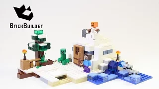 LEGO MINECRAFT 21120 The Snow Hideout - Speed Build for Collecrors - Collection 57 sets