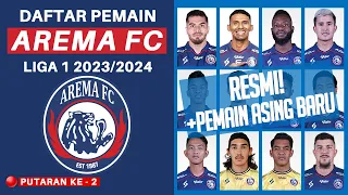 RESMI! Daftar Skuad Pemain Arema FC Liga 1 2023 Putaran 2 - BRI Liga 1 2023/2024