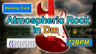 Dark Atmospheric Rock Backing Track in D minor｜72 BPM｜ #improvisation #jamming #guitar