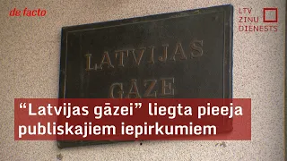 “Latvijas gāzei” liegta pieeja publiskajiem iepirkumiem