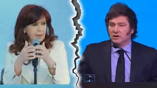 Reapareció Cristina Fernández de Kirchner y reavivó la grieta con Milei que le respondió a todo
