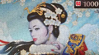 Jumbo 00199 - Winter’s Majesty - 1000 Pieces - Silver Collection - Karl Bang Jigsaw Puzzle Timelapse