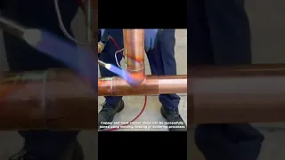 Discover How to Weld Copper Pipe #shorts